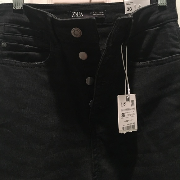 NWT Zara high rise skinny jeans - Picture 6 of 13